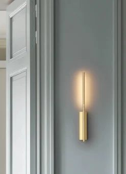 C.V.L Appliques>Link Appliques LED 32cm Laiton satiné