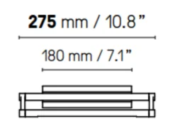 C.V.L Appliques>Link 27,5cm Appliques LED