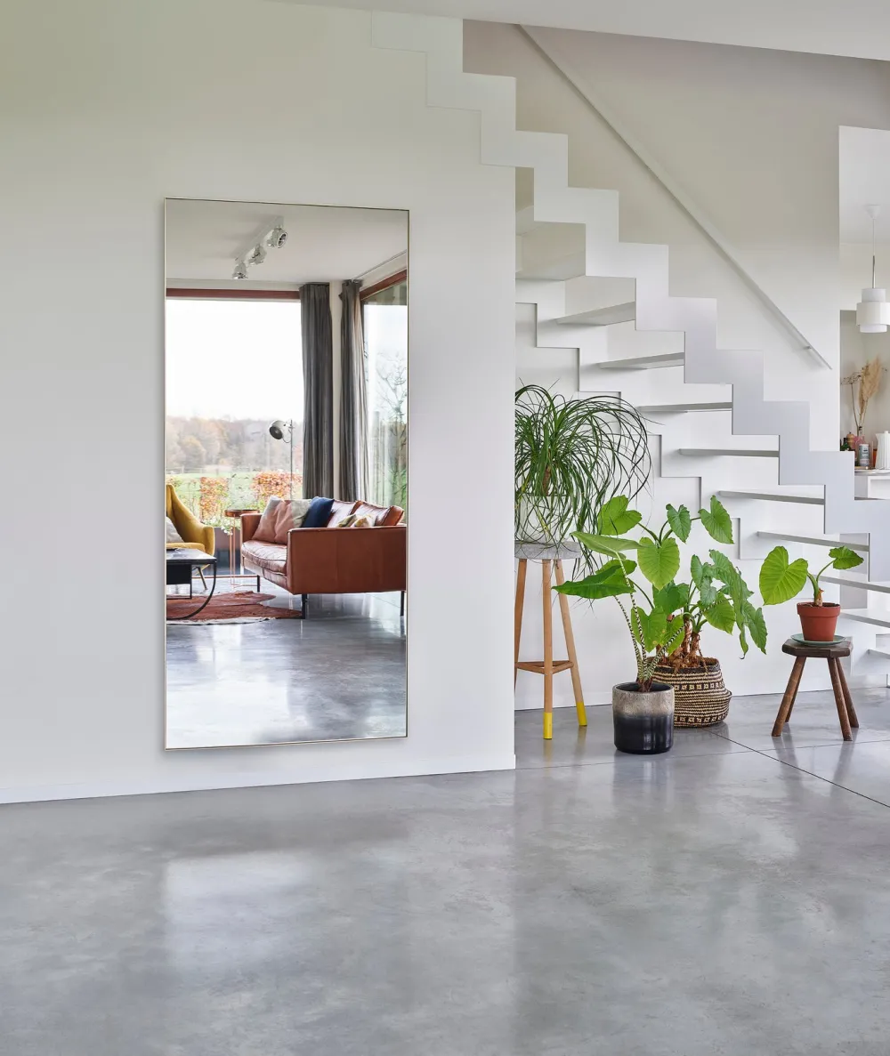 Deknudt Mirrors Miroirs>Lucka Frosted Gold XL Miroirs Doré