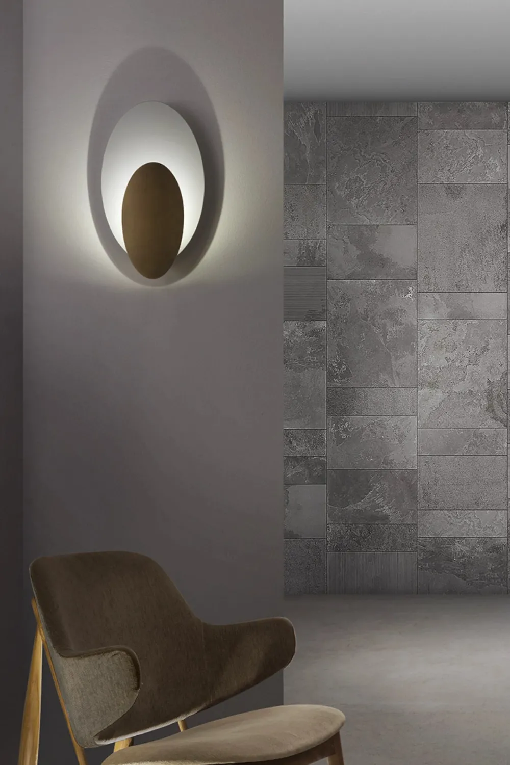 Icone Luce Appliques>Masaï Appliques LED 3000K Blanc & bronze