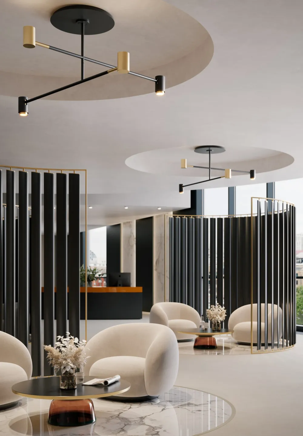 Contardi Plafonniers|Suspensions>Melanocetus Double Plafonniers