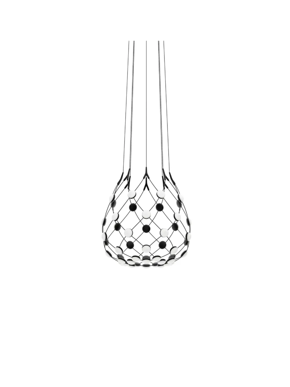 Luceplan Suspensions>Mesh Ø 55cm LED Suspensions Noir