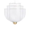 Moooi Lustres|Suspensions>Meshmatics Small Suspensions LED Argent