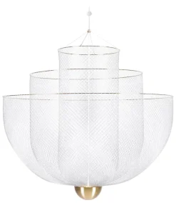 Moooi Lustres|Suspensions>Meshmatics Suspensions LED Argent