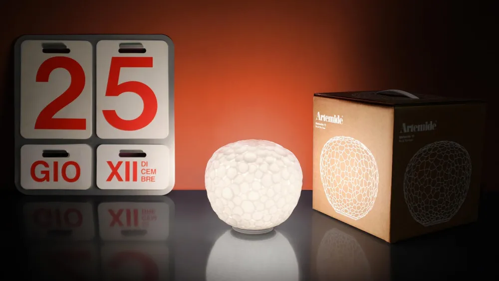 Artemide Lampes À Poser|Lampes À Poser>Meteorite Ø15cm Lampes de table Blanc