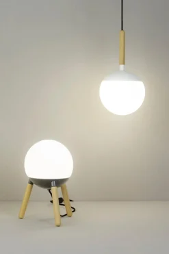 Faro Suspensions>Mine Glass Suspensions Blanc