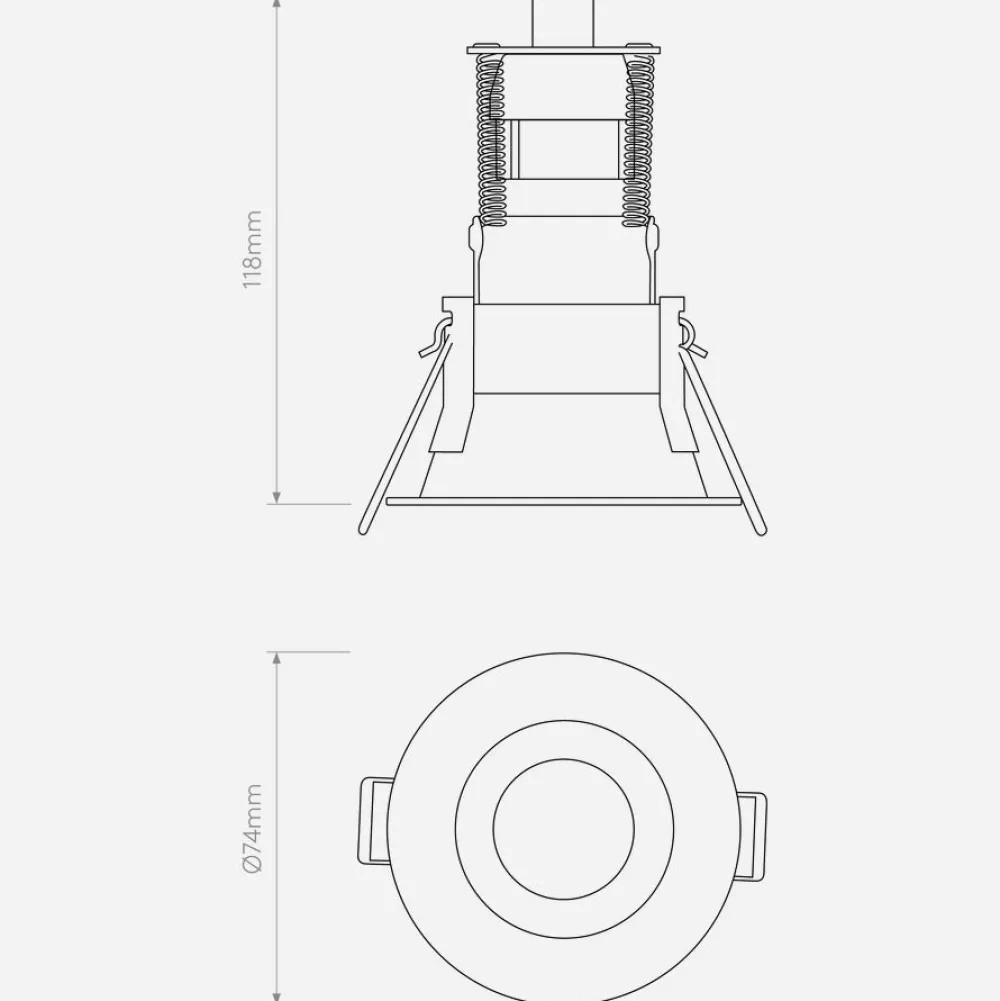 Astro Lighting Plafonniers>Minima Mini Plafonniers