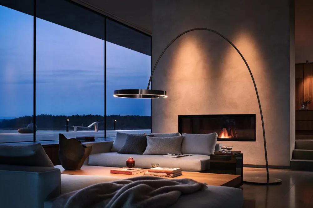 Occhio Lampadaires|Lampadaires>Mito largo lusso caldo Lampadaires LED Emperador Brun