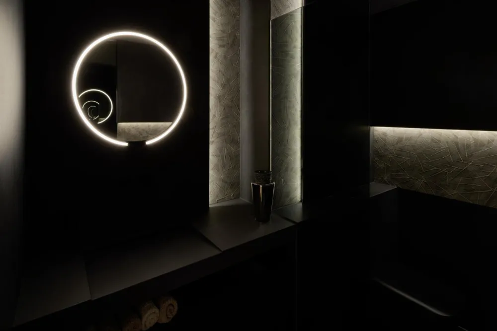 Occhio Miroirs|Appliques>Mito Sfera avec fixation pour Miroirs "air" LED Ø60cm