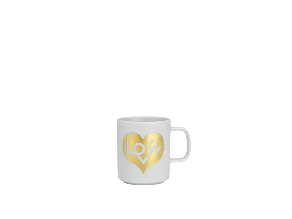 Vitra Art De La Table>Mug Love Heart Gold