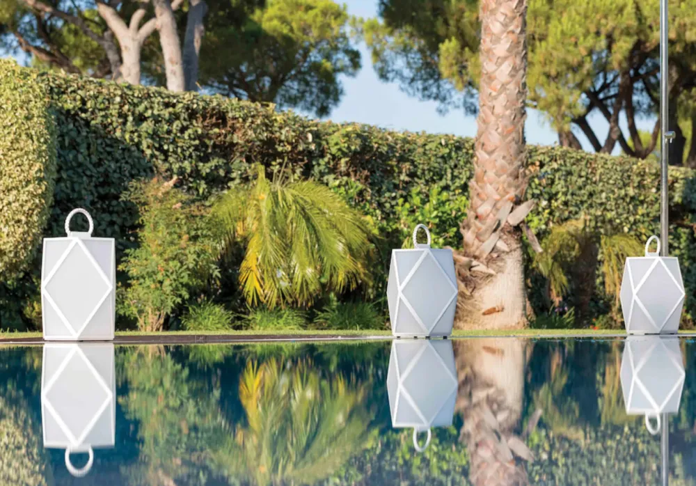 Contardi Lampes De Sol|Lampes À Poser>Muse Outdoor Battery large Lampes à poser Blanc