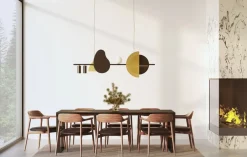 C.V.L Suspensions>Nacho 130cm Suspensions Laiton satiné