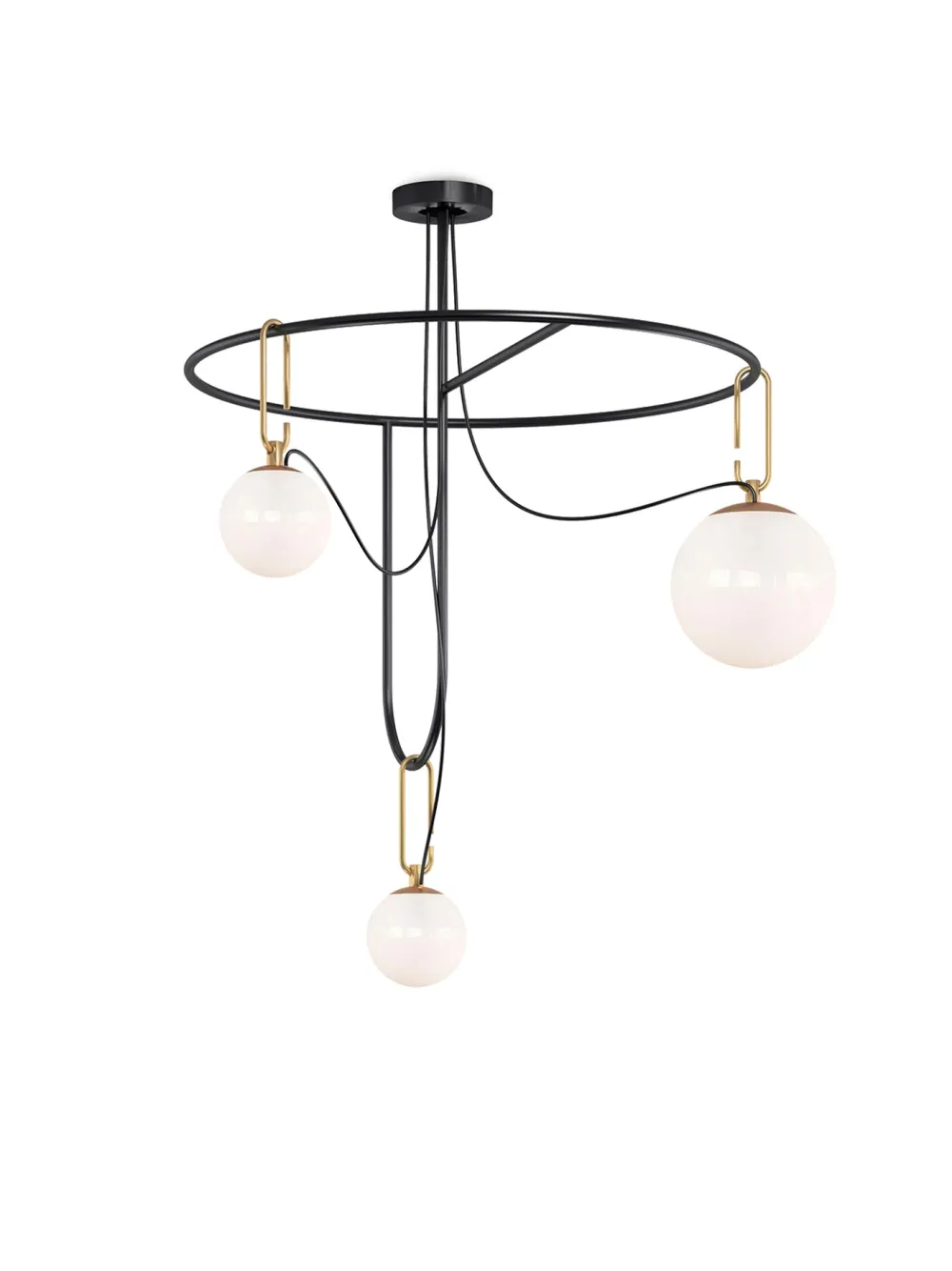 Artemide Suspensions>Nh S4 circulaire Suspensions LED Doré