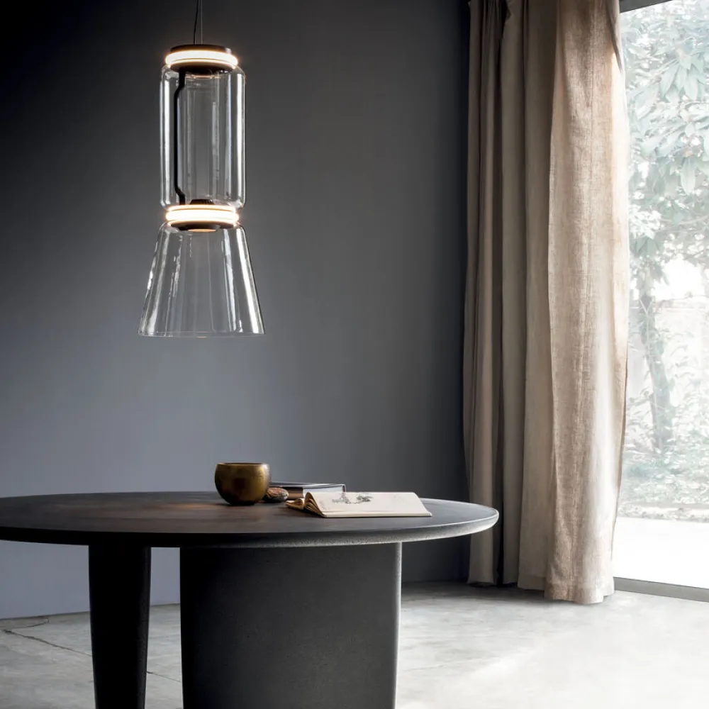 Flos Suspensions>Noctambule 1 Low Cylinder Cône Suspensions LED