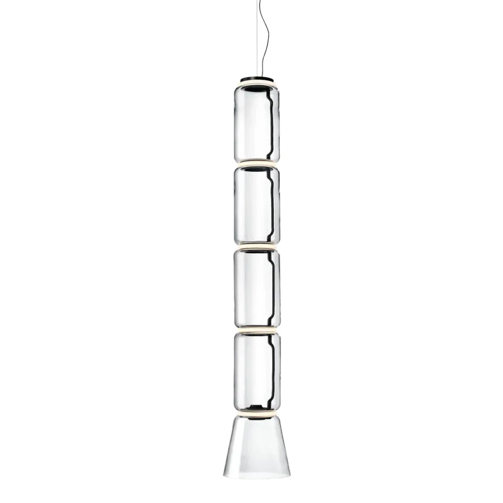 Flos Suspensions>Noctambule 4 Low Cylinder Cône Suspensions LED