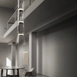 Flos Suspensions>Noctambule 4 Low Cylinder Cône Suspensions LED