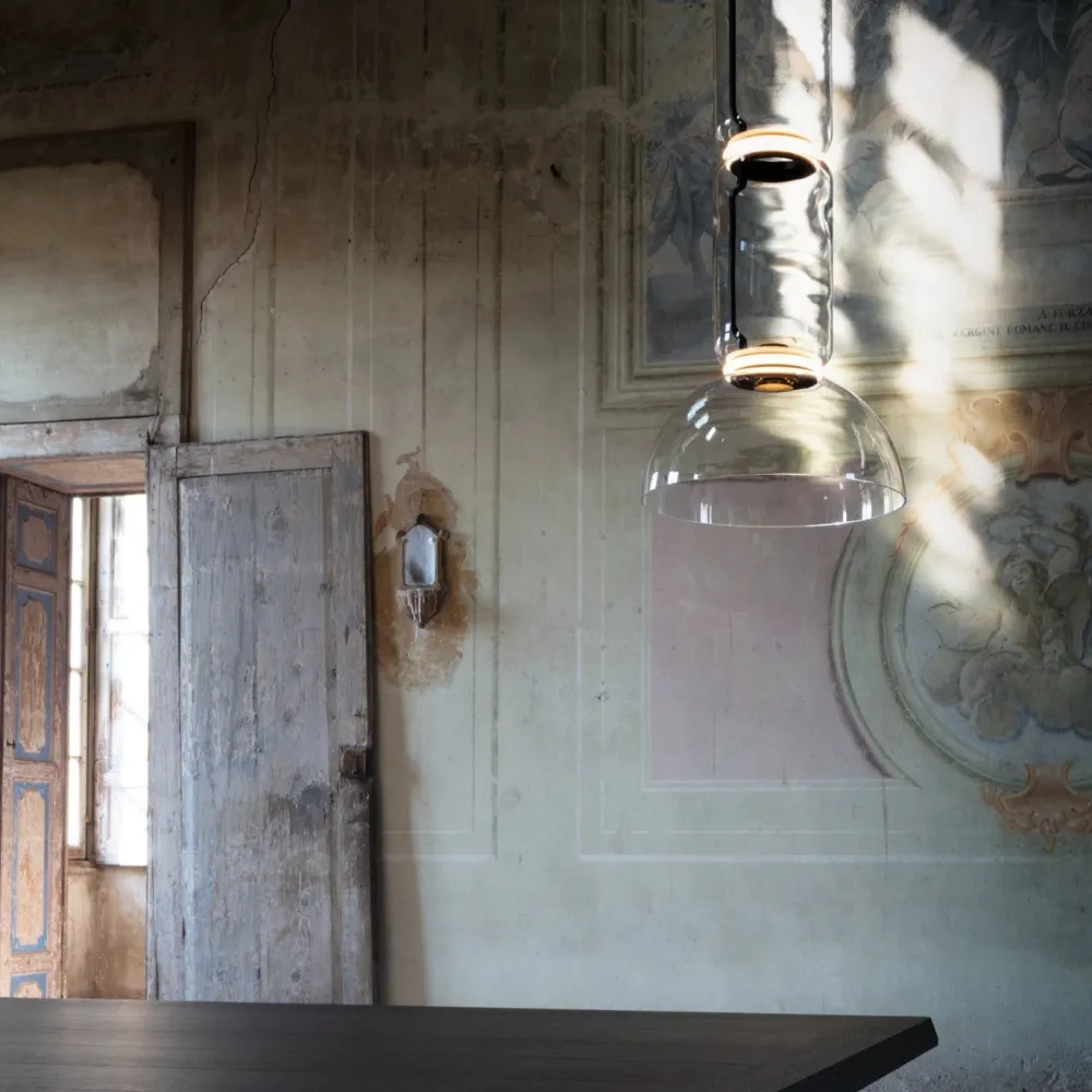 Flos Suspensions>Noctambule 3 Low Cylinder Dôme Suspensions LED