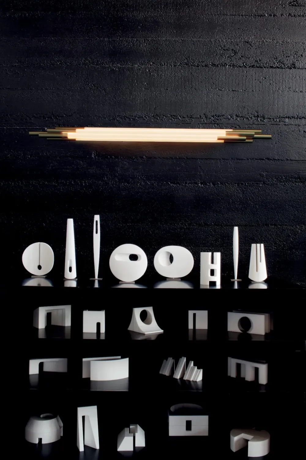 DCW Editions Appliques>Org wall 150cm Appliques LED Doré