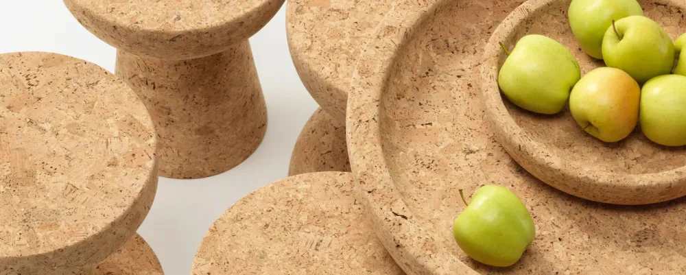 Vitra Salon|Chambre>Plateau Cork Bowl Large Liège