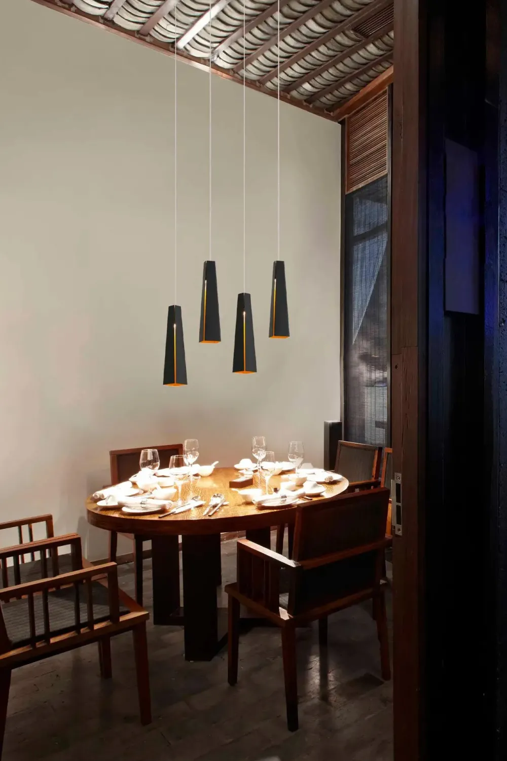 Faro Suspensions>Pluma LED Suspensions Noir, Or