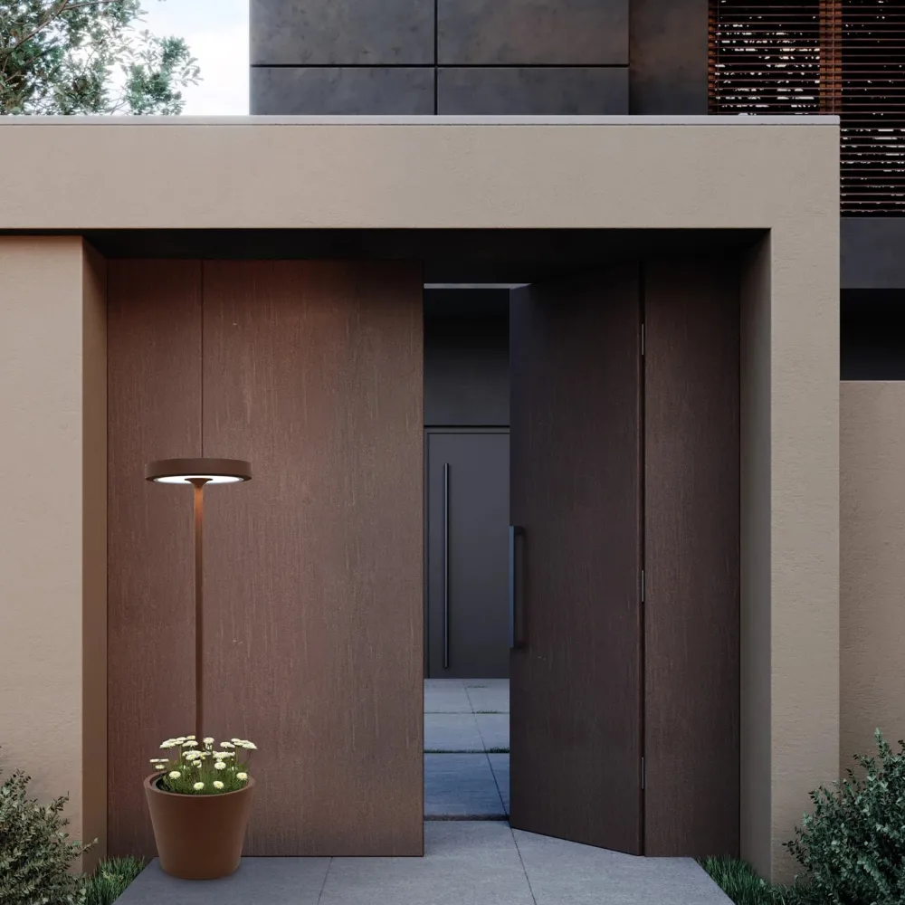 Zafferano Lampadaires>Poldina Reverso Solar Lampadaire