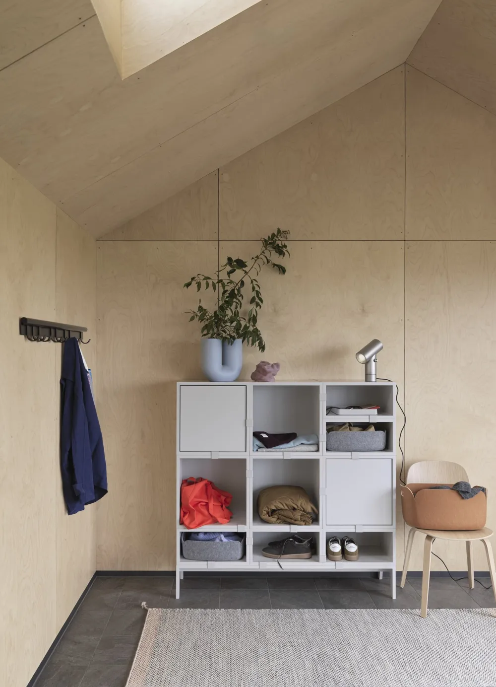 Muuto Étagères & Porte-Manteaux|Portes Manteaux>Porte Manteau Coil L. 100cm Prune