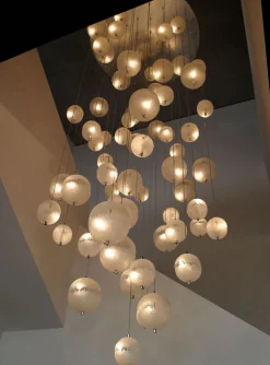Catellani u0026 Smith Suspensions>PostKrisi chandelier Suspensions multiples Blanc