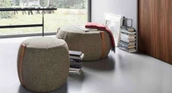 Lema Salon|Chambre>Pouf Notch Ø85cm Regolo TDBA120-Cuir top PT0014