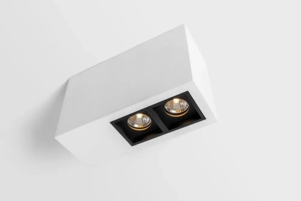 Modular Spots>Qbini Square Spots LED Noir