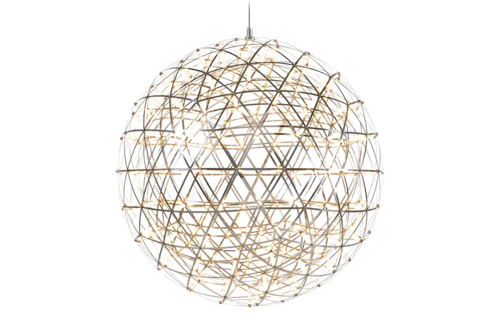 Moooi Suspensions>Raimond Suspensions LED Argent Ø61cm