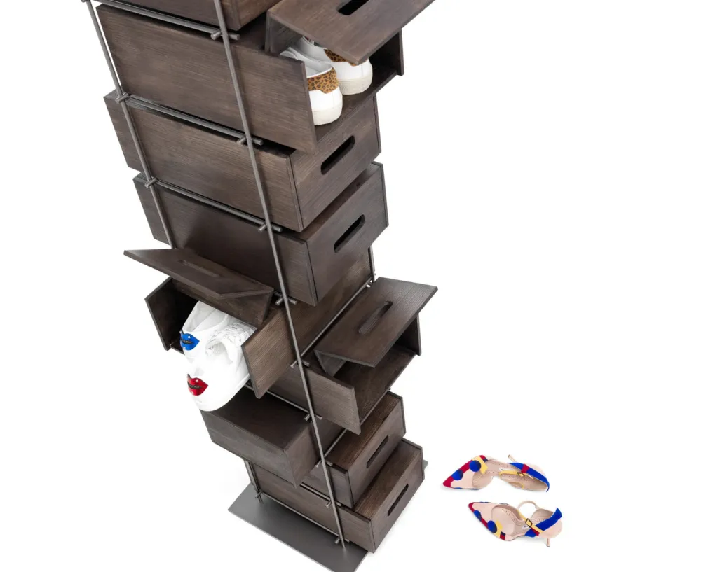 Mogg Entrée|Chambre>Range Chaussure MANOLO Frêne Teinté