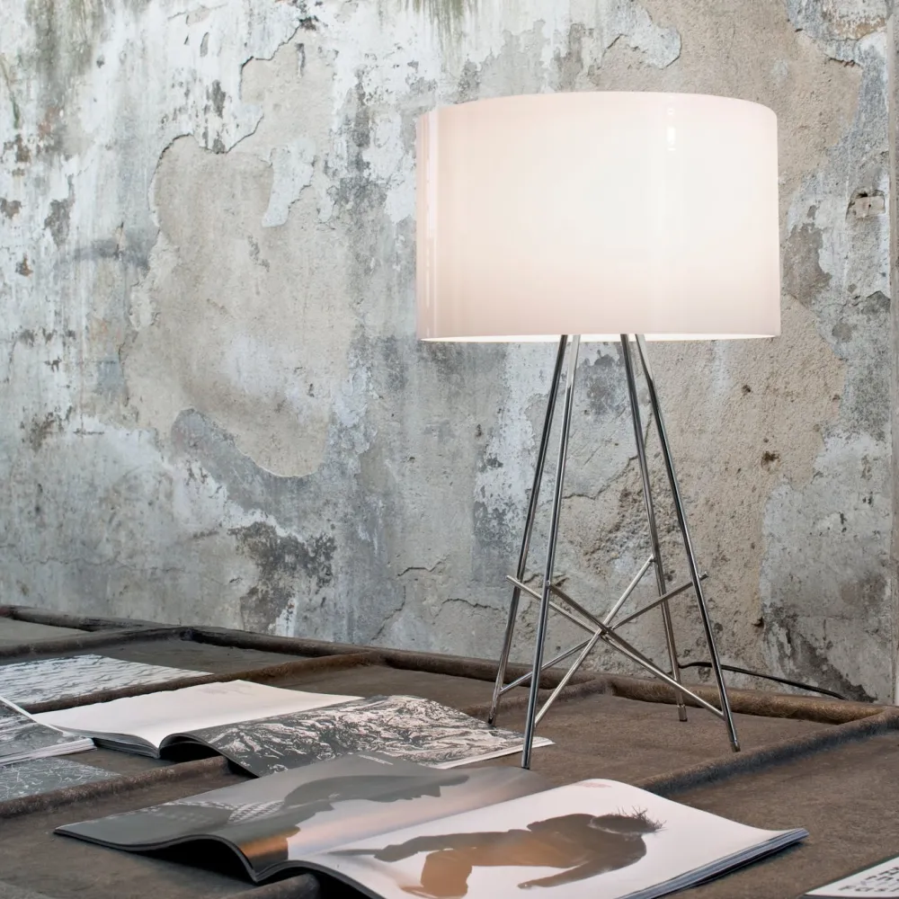 Flos Lampes À Poser|Lampes À Poser>Ray T Lampes de table Verre Gris