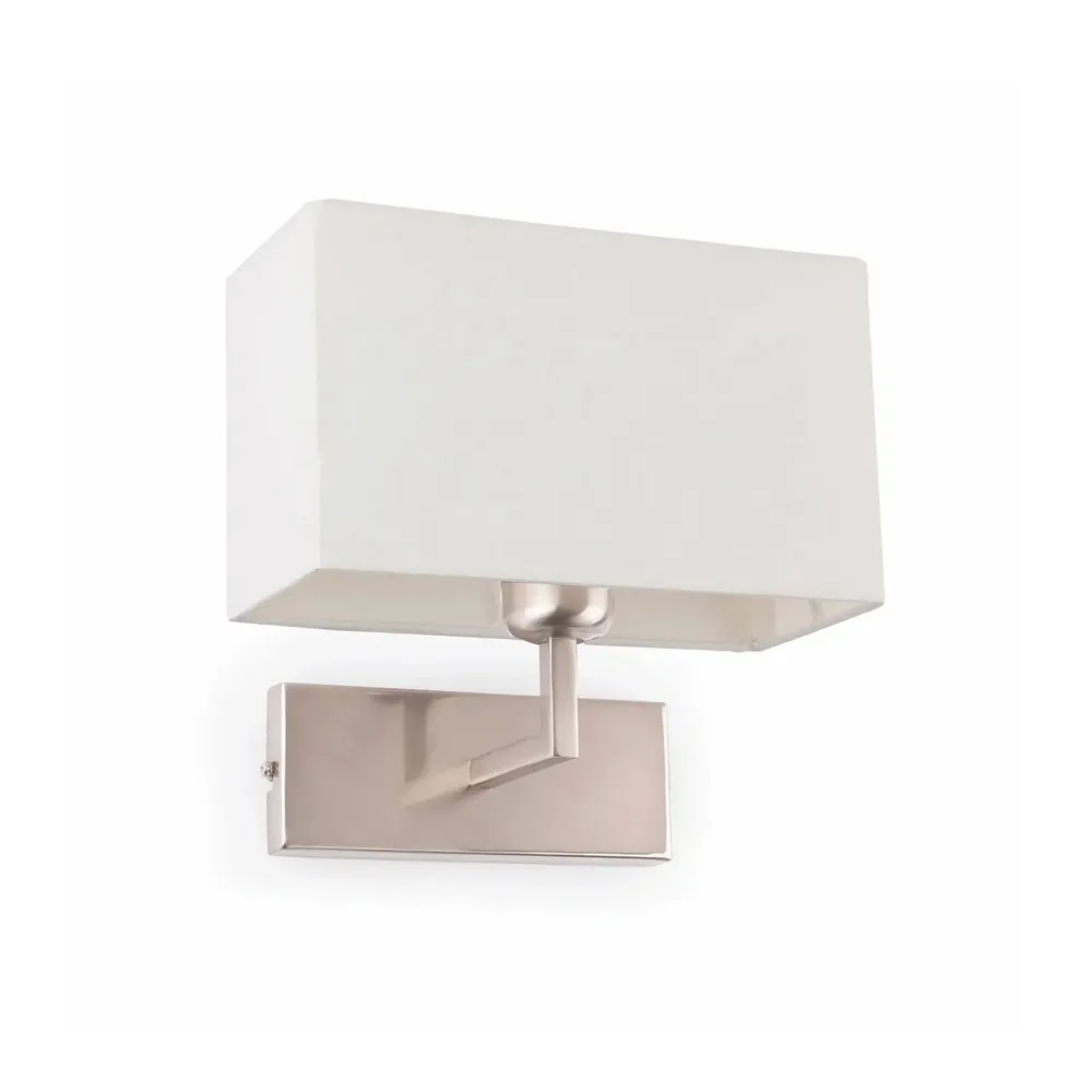 Faro Appliques>Roda Appliques Nickel, Blanc