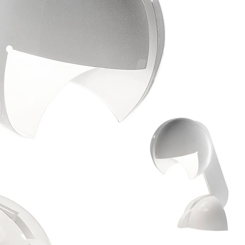 Martinelli Luce Lampes À Poser|Lampes À Poser>Ruspa 633 Lampes de table Blanc