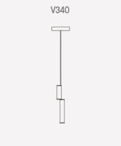 C.V.L Suspensions>Signal 34cm Suspensions LED Laiton satiné