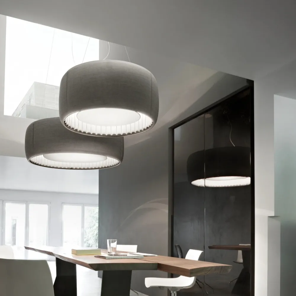 Luceplan Suspensions>Silenzio Ø 90cm LED 3000K Suspensions