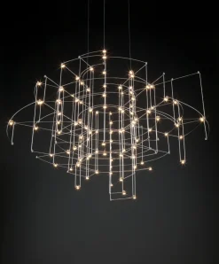 Quasar Lustres|Suspensions>Spectre Ø80cm H4 Suspensions LED Laiton