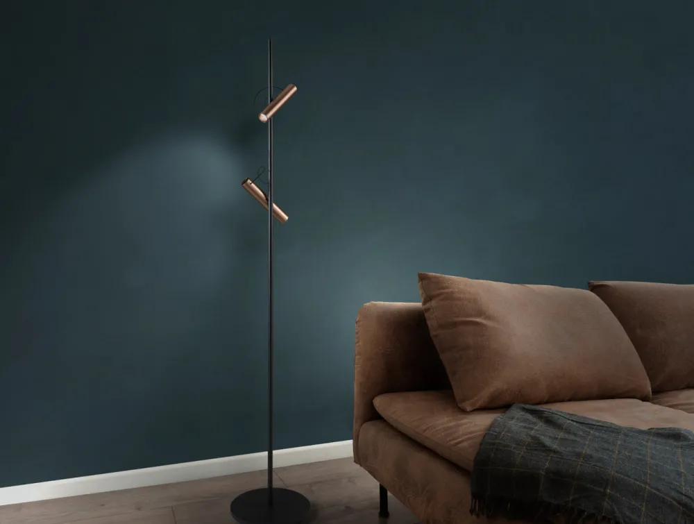 Light-Point Liseuses|Lampadaires>Spirit F1 Lampadaire Noir-Rose gold