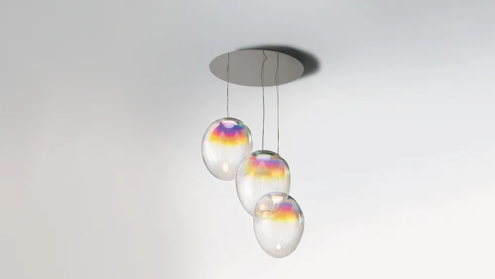Artemide Suspensions>Stellar Nebula Small Suspensions LED Transparent irisé