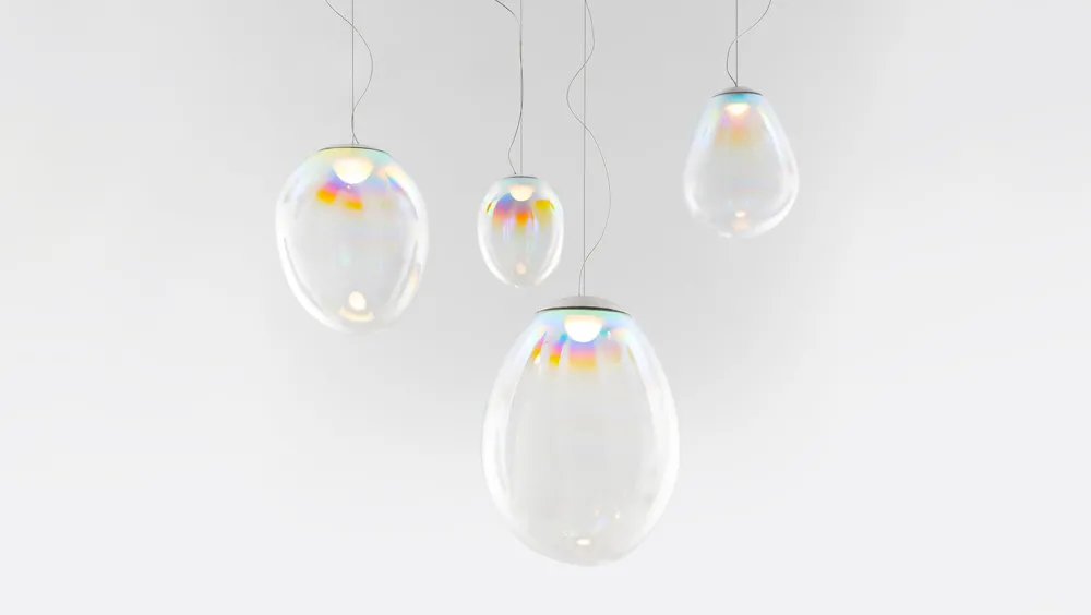 Artemide Suspensions>Stellar Nebula Small Suspensions LED Transparent irisé