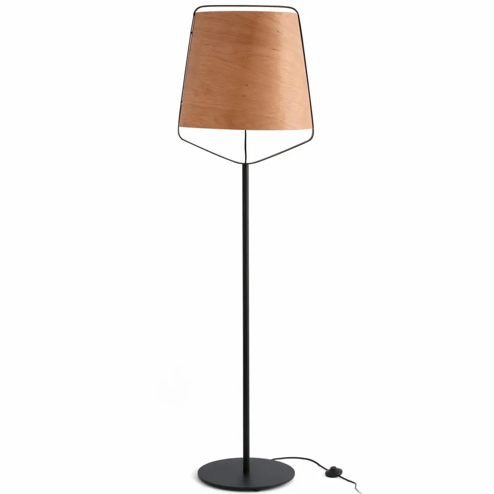 Faro Lampadaires>Stood Lampadaires Noir, Bois