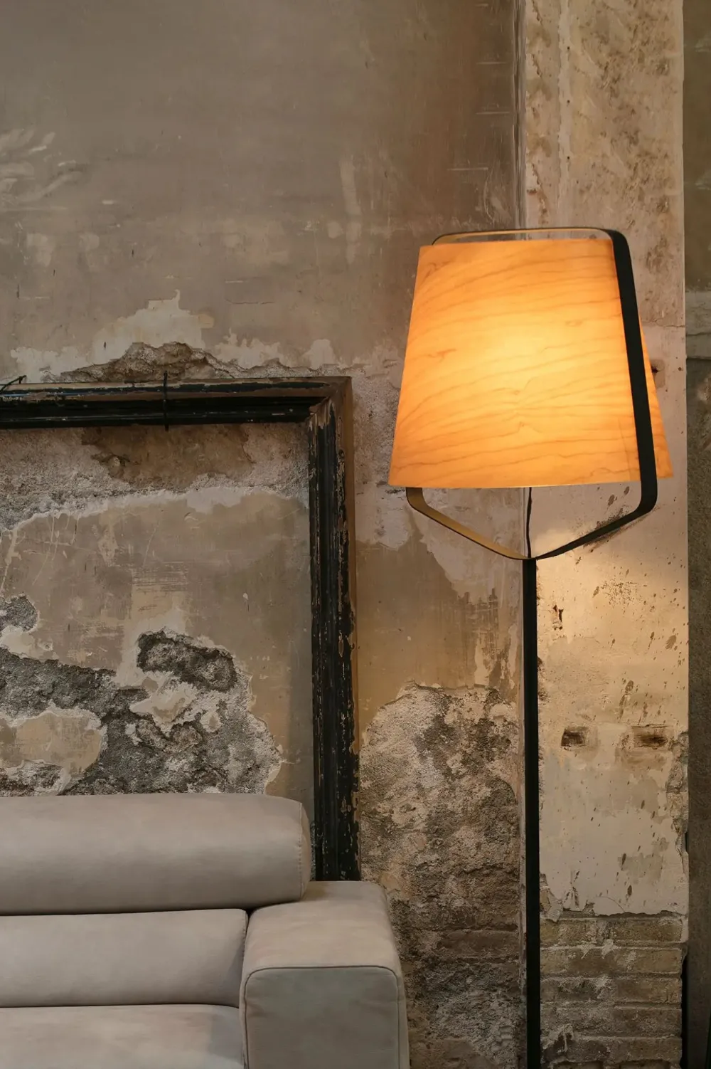 Faro Lampadaires>Stood Lampadaires Noir, Bois