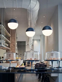 Flos Suspensions>String Light Tête Sphère Suspensions LED