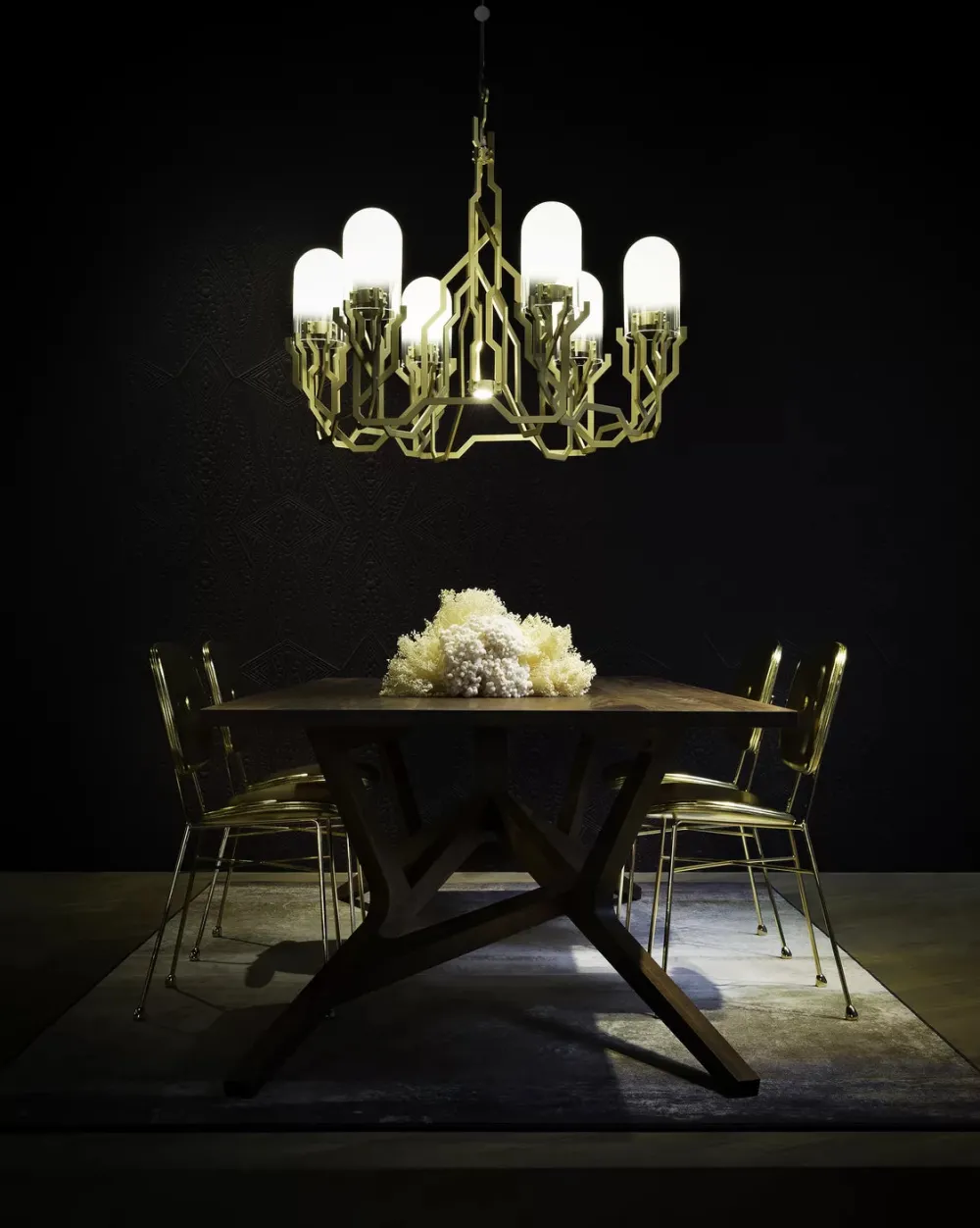 Moooi Tables À Manger>Table Liberty Noyer