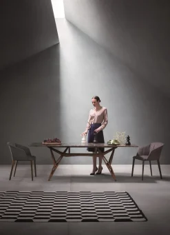 Zanotta Tables À Manger|Bureau>Table Reale Emperador Brun