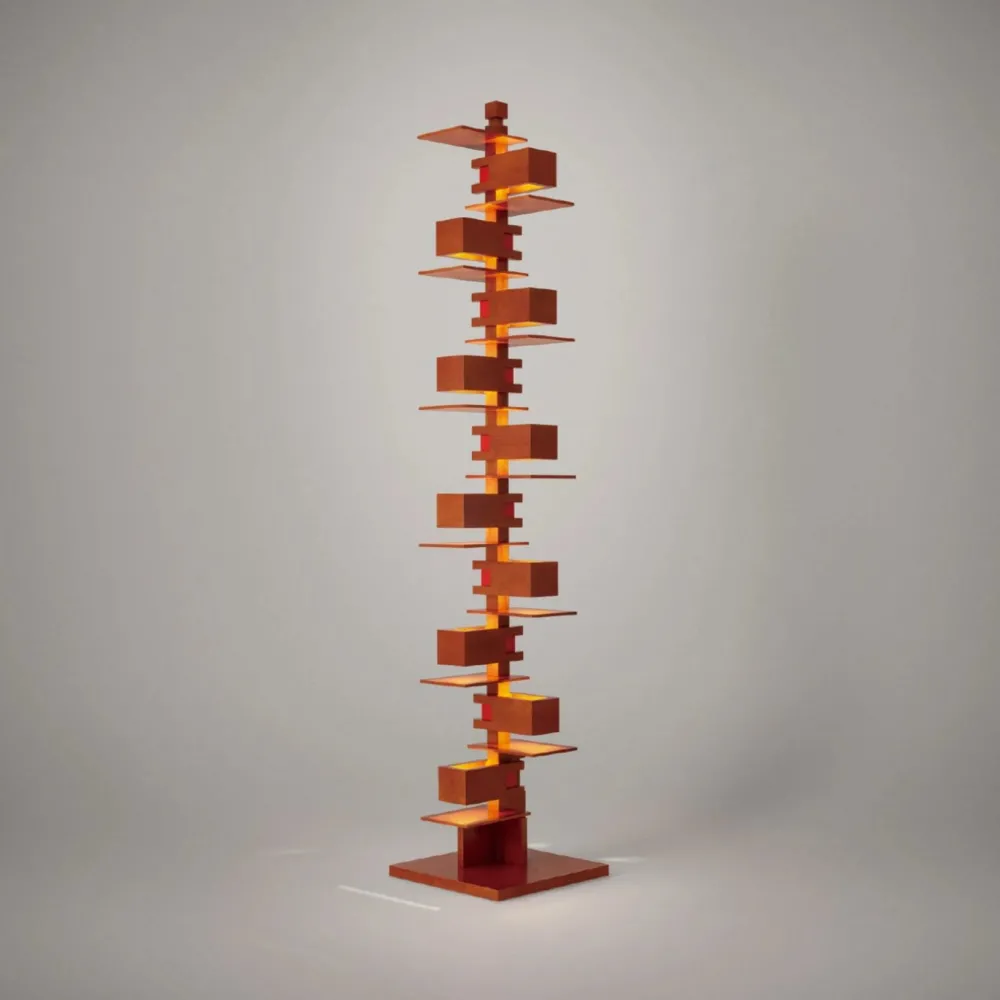 Yamagiwa Lampadaires|Lampadaires>Taliesin 2 Cherry Lampadaires Bois clair