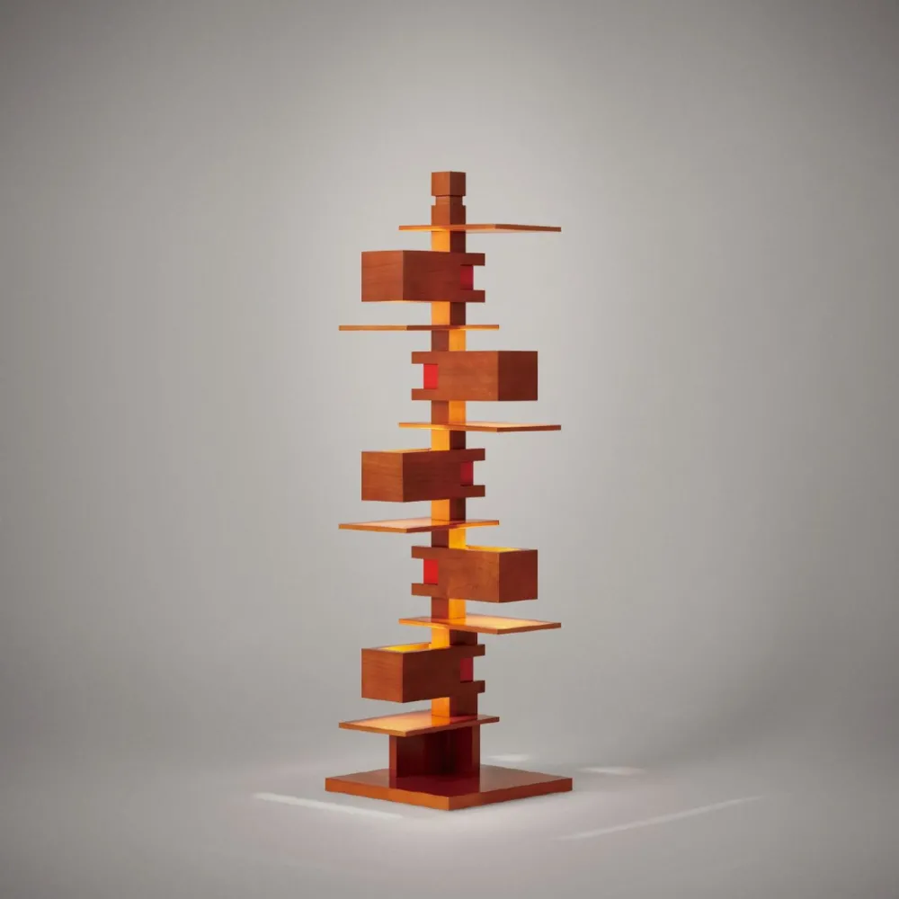 Yamagiwa Lampes À Poser|Lampes À Poser>Taliesin 3 Cherry Lampes de sol Bois clair