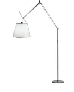 Artemide Lampadaires>Tolomeo Méga Lampadaires Gris ø42cm avec interrupteur simple