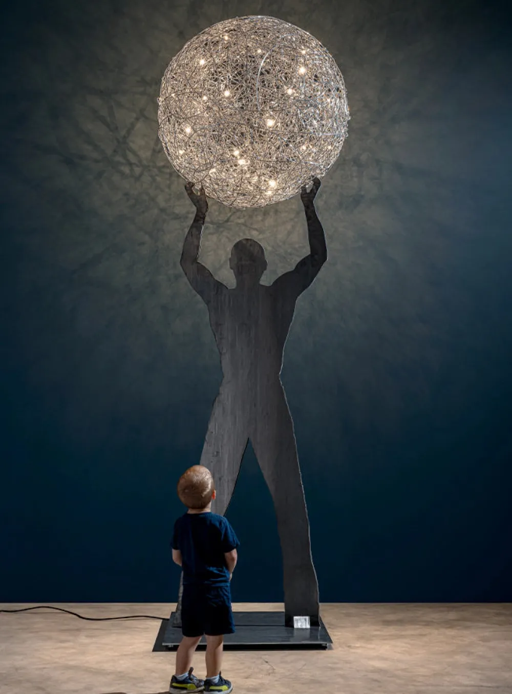 Catellani u0026 Smith Lampadaires|Lampadaires>Uomo Della Luce XXL Lampadaires Outdoor Argent