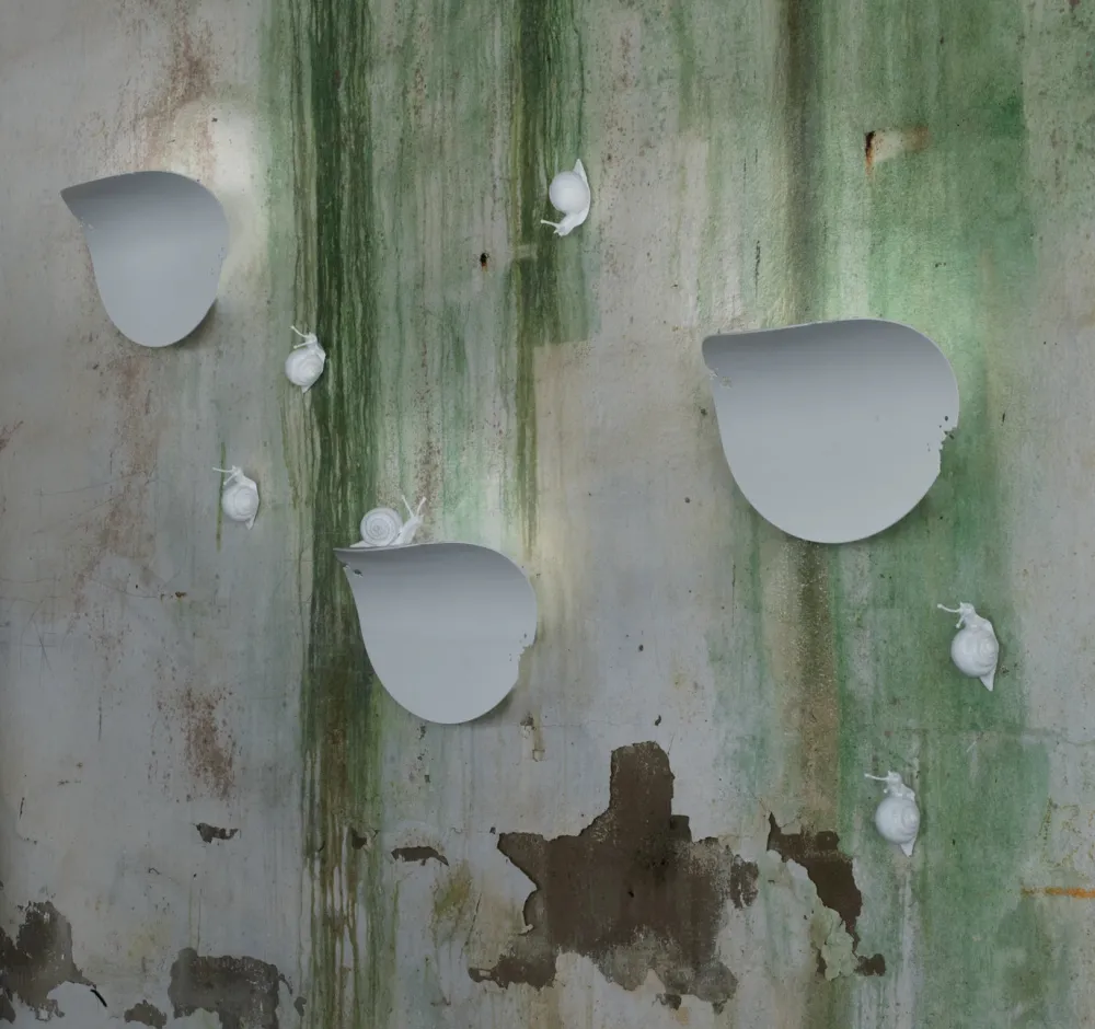 Karman Appliques>Va.lentina Appliques murales L.30cm blanc